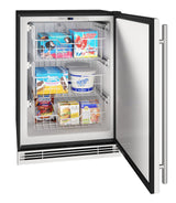 Hfz124 24" Convertible Freezer With Stainless Solid Finish (115 V/60 Hz)