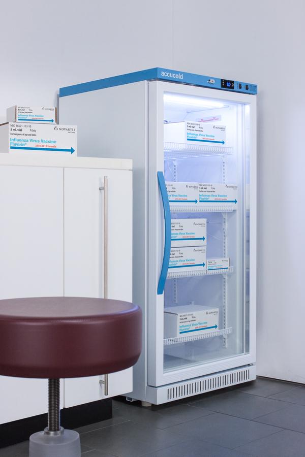 8 CU.FT. Upright Vaccine Refrigerator, Certified To Nsf/ansi 456 Vaccine Storage Standard