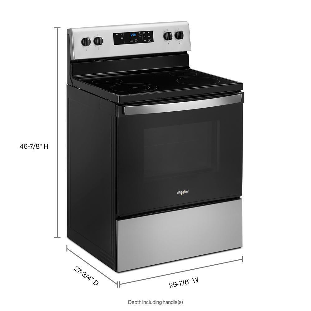 5.3 cu. ft. Electric Range with Keep Warm Setting.