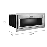 1000 Watt Built-In Low Profile Microwave with Slim Trim Kit