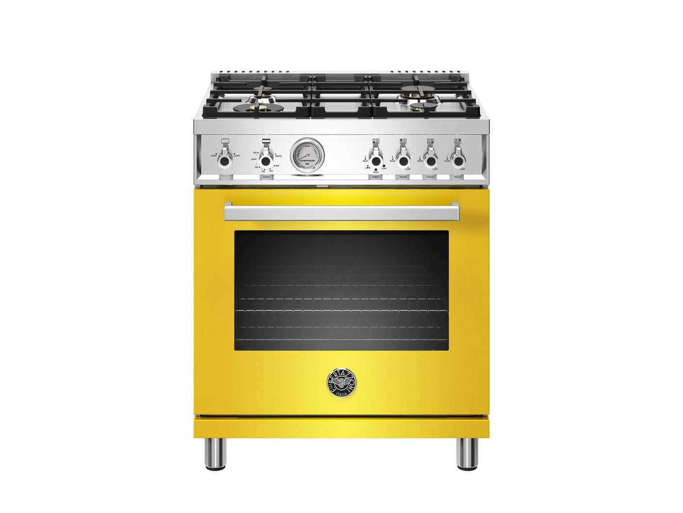 30 inch All Gas Range, 4 Brass Burner Giallo