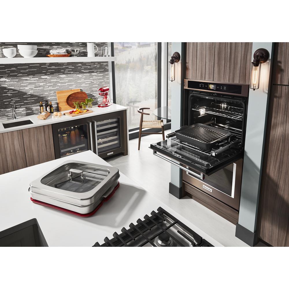 Smart Oven+ 30" Double Oven with Powered Attachments and PrintShield™ Finish