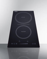 12" Wide 208-240v 2-zone Induction Cooktop Induction Cooktop With Safety Shutoff