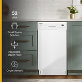 Small-Space Compact Dishwasher with Stainless Steel Tub