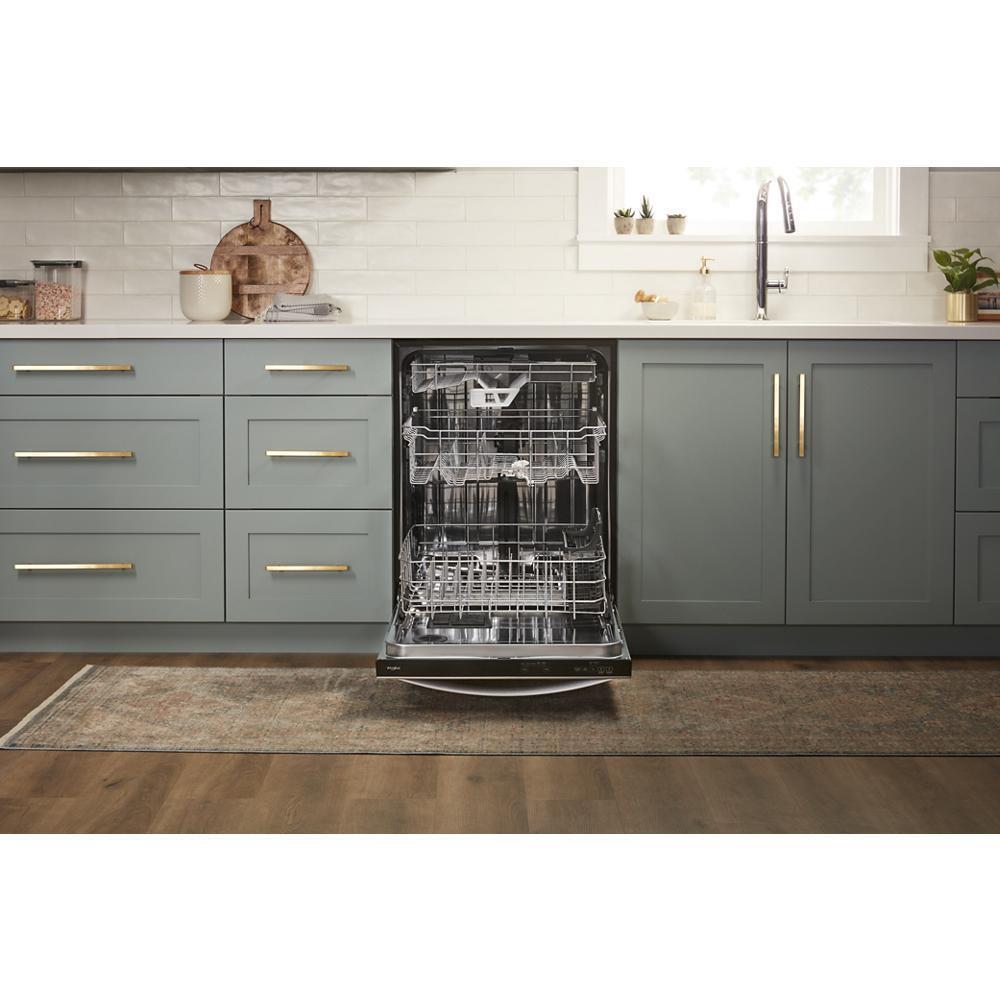 Fingerprint Resistant Dishwasher with 3rd Rack & Large Capacity