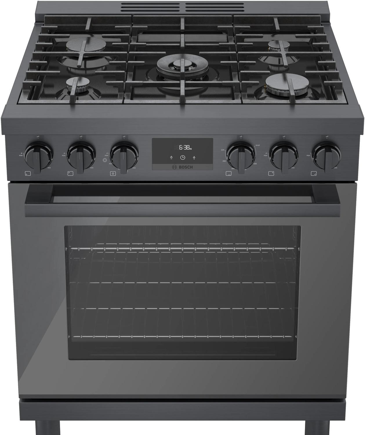 800 Series Gas Freestanding Range 30" Black Stainless Steel