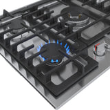 800 Series Gas Cooktop 30" Stainless steel