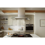 36" Curved Glass Island Mount Range Hood