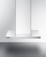 24" Wide Wall-mounted Range Hood, ADA-compliant