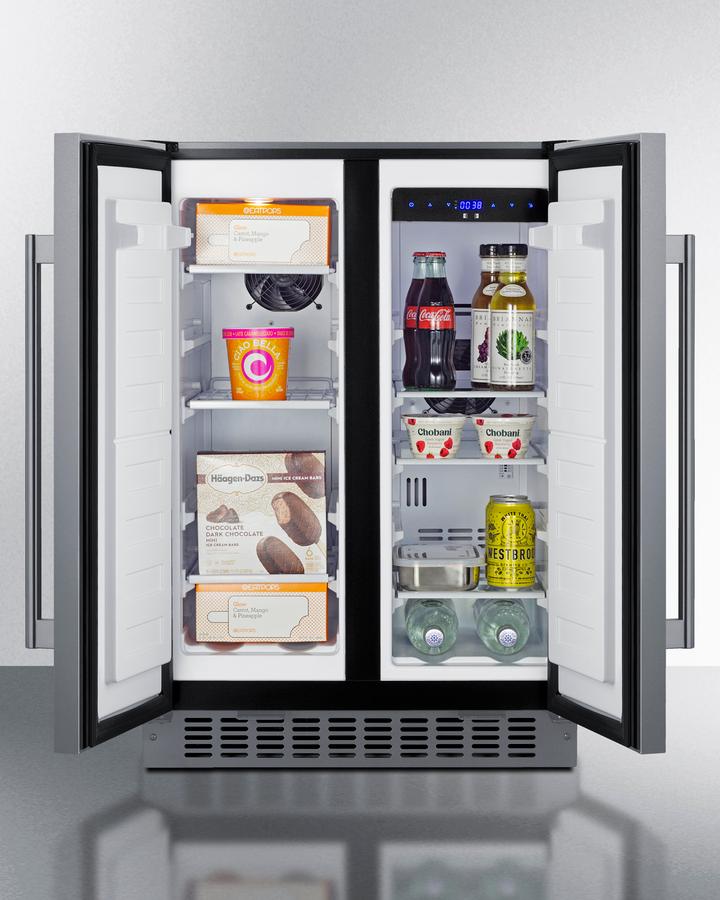 24" Wide Built-in Refrigerator-freezer