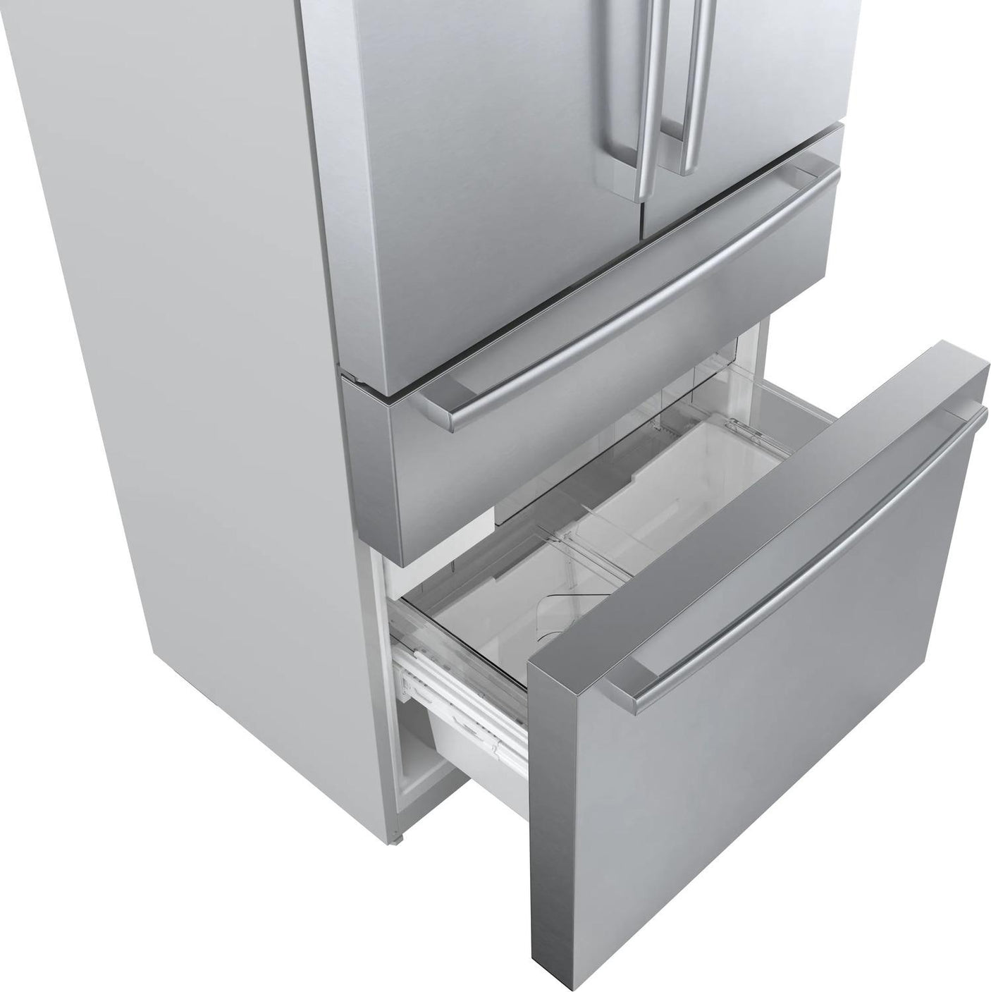 800 Series French Door Bottom Mount Refrigerator 36" Stainless steel (with anti-fingerprint)