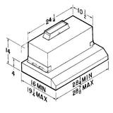 DISCONTINUED-Broan® Rough-In Kit for Custom Insert Range Hood