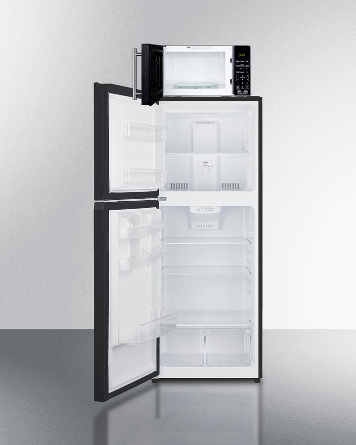 Microwave/refrigerator-freezer Combination With Allocator