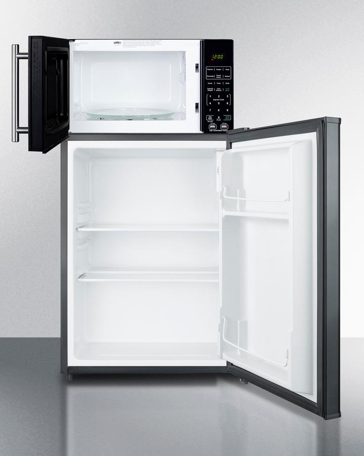 Microwave/refrigerator Combination With Allocator