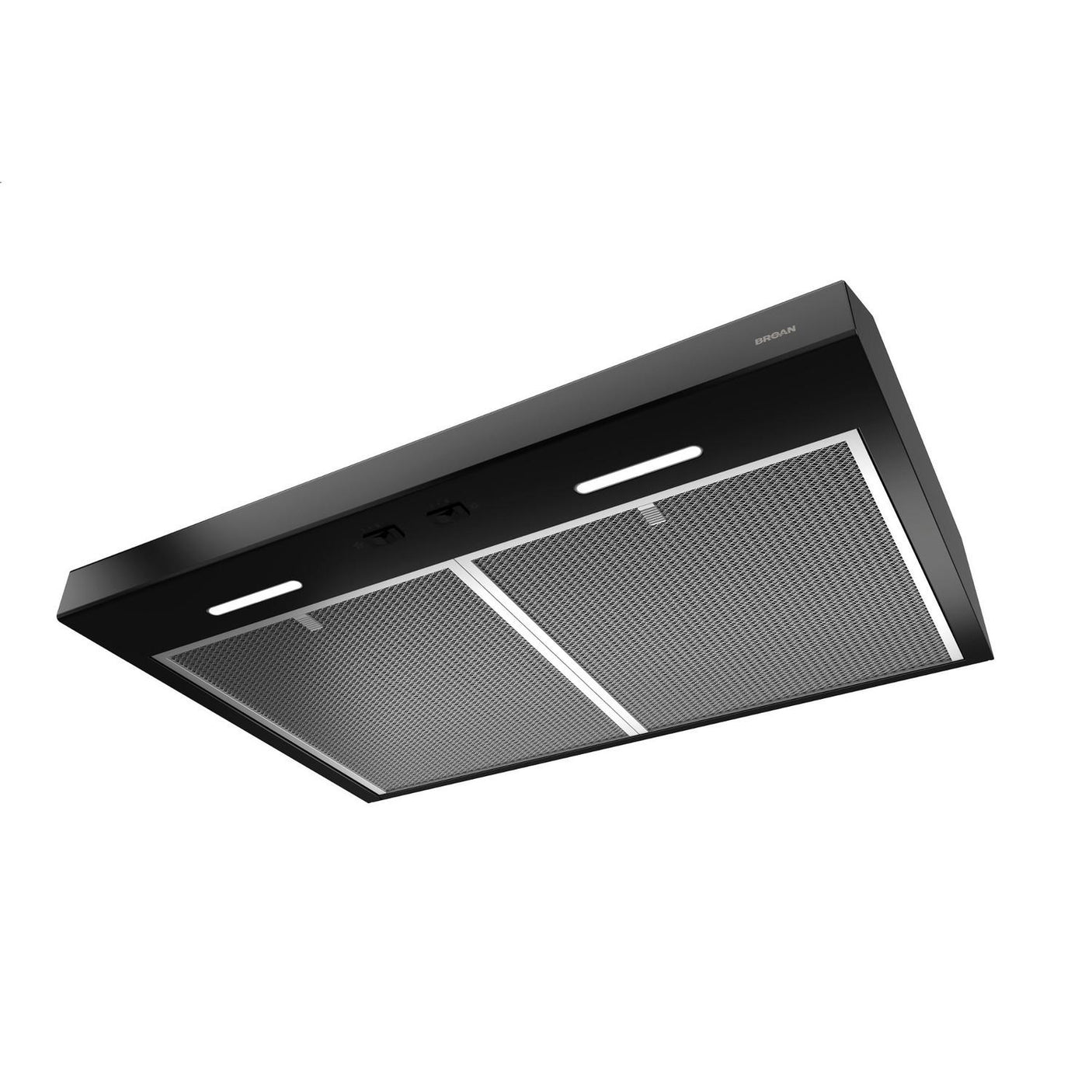 Broan® 36-Inch Convertible Under-Cabinet Range Hood, ENERGY STAR®, 300 Max Blower CFM, Black