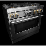 RISE™ 36" Dual-Fuel Professional Range with Gas Grill