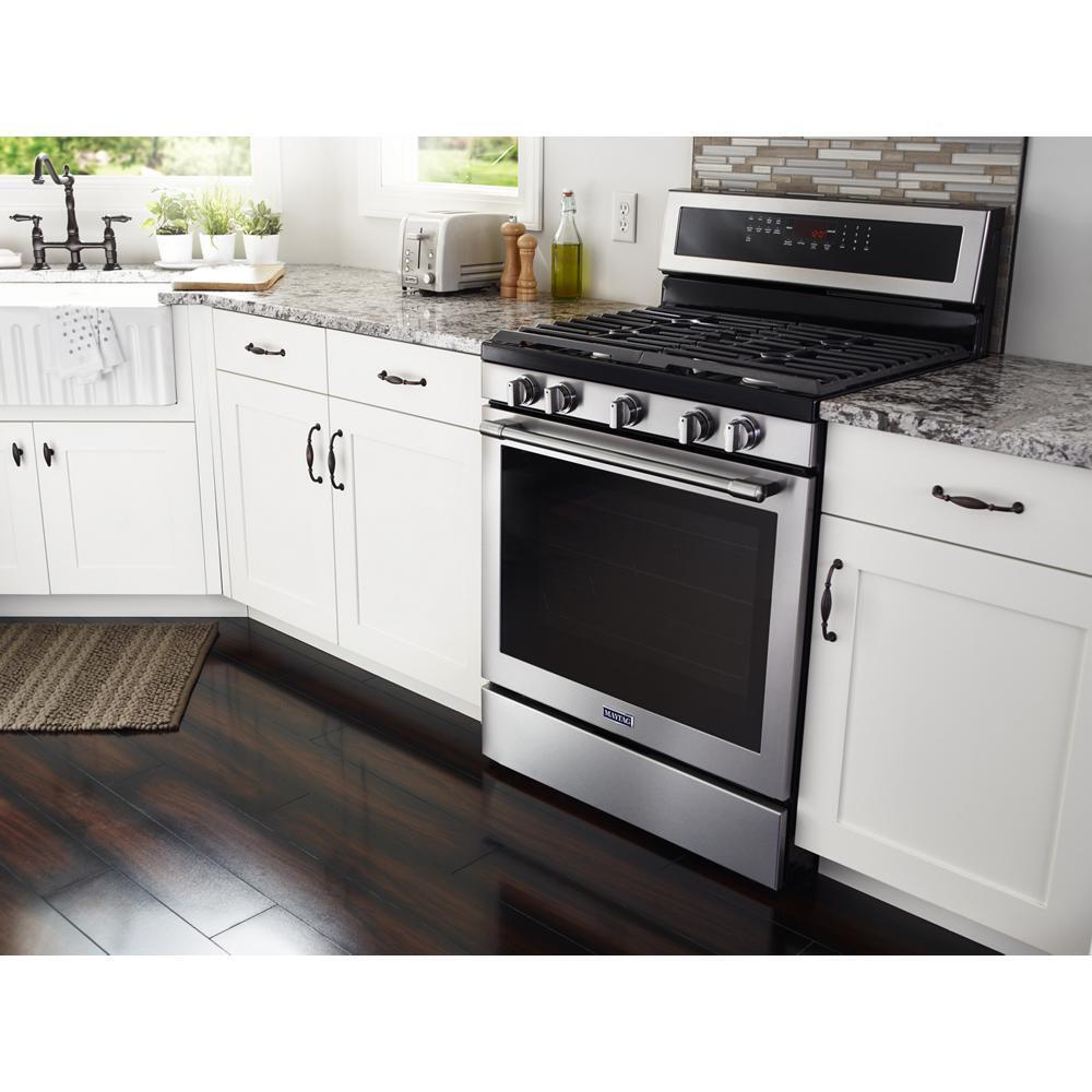 30-Inch Wide Gas Range With True Convection And Power Preheat - 5.8 Cu. Ft.