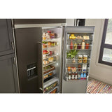 29.4 Cu. Ft. 48" Built-In Side-by-Side Refrigerator with Ice and Water Dispenser