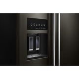 19.9 cu ft. Counter-Depth Side-by-Side Refrigerator with Exterior Ice and Water and PrintShield™ finish
