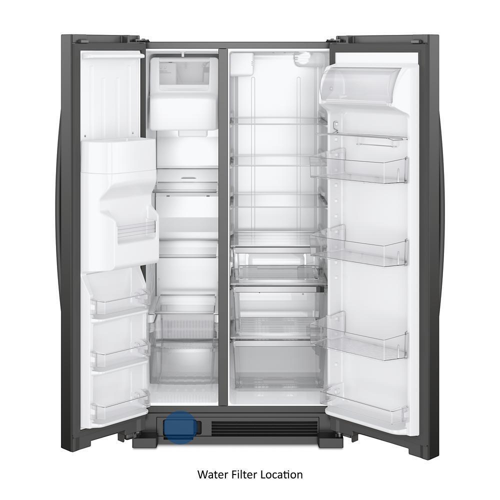 33-inch Wide Side-by-Side Refrigerator - 21 cu. ft.