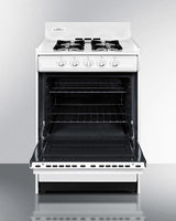 24" Wide Propane Gas Range, Battery Start