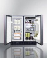 30" Wide Built-in Refrigerator-freezer (panels Not Included)