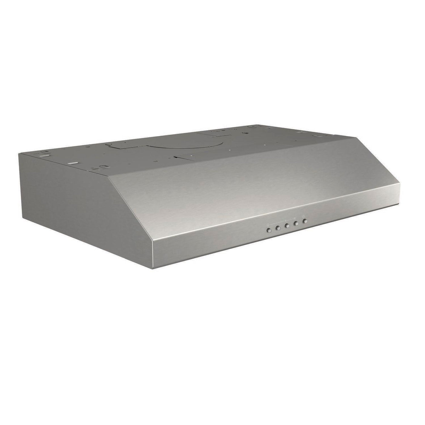 Broan® Glacier 30-Inch Convertible Under-Cabinet Range Hood, 375 Max Blower CFM, Stainless Steel