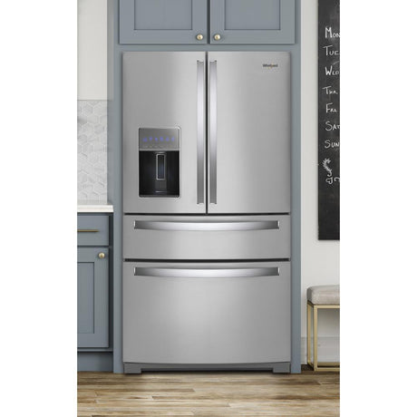 36-inch Wide 4-Door Refrigerator with Exterior Drawer - 26 cu. ft.