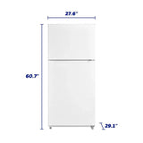 Element 14.2 cu. ft. Top Freezer Refrigerator - White