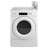 27" Commercial Electric Front-Load Dryer Featuring Factory-Installed Coin Drop with Coin Box