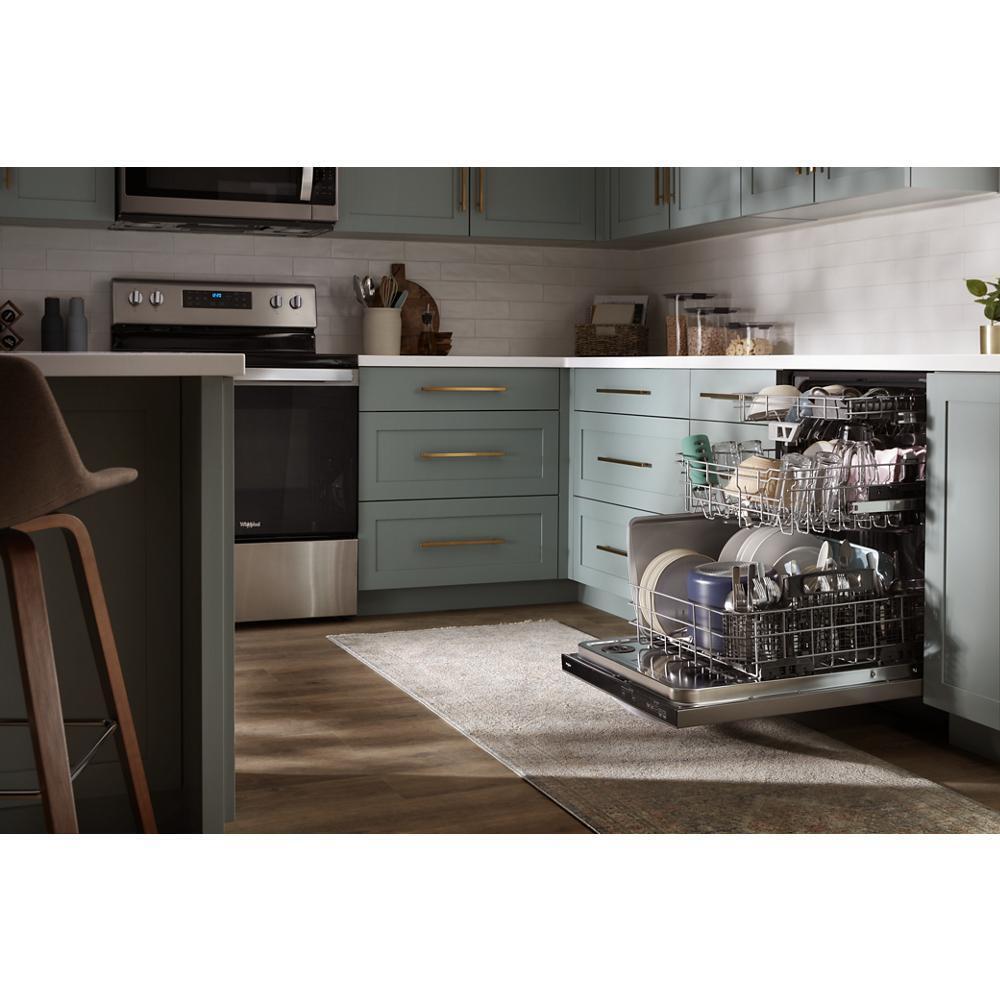 Fingerprint Resistant Dishwasher with 3rd Rack & Large Capacity