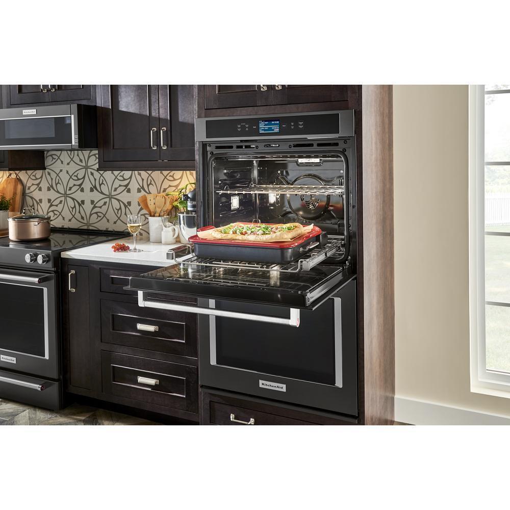 Smart Oven+ 30" Double Oven with Powered Attachments and PrintShield™ Finish