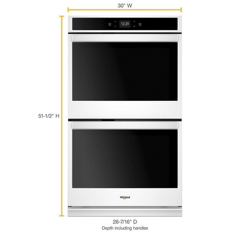 10.0 cu. ft. Smart Double Wall Oven with Touchscreen