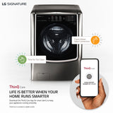 LG SIGNATURE 5.8 cu. ft. Large Smart wi-fi Enabled Front Load Washer