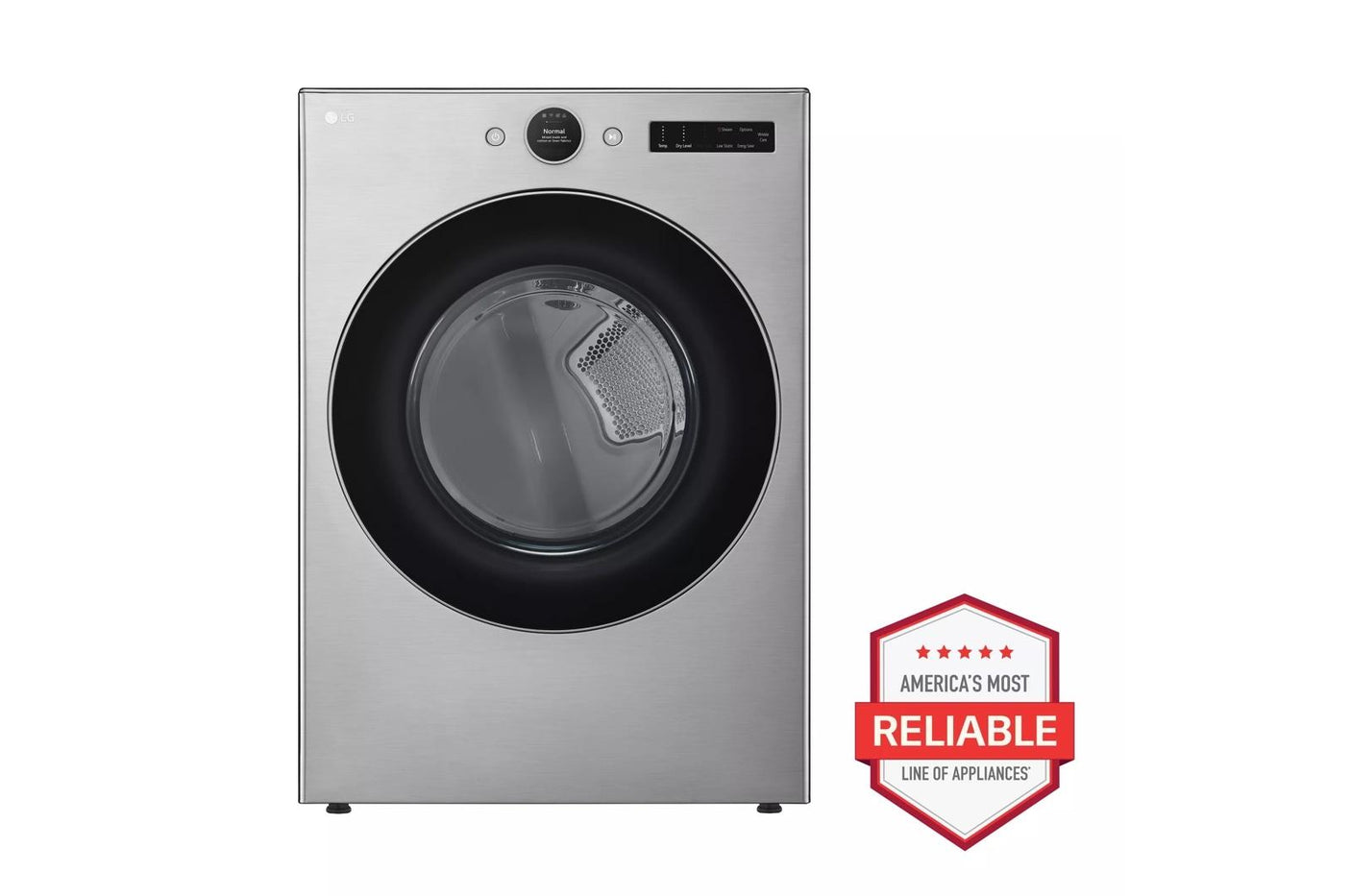 7.4 cu. ft. Ultra Large Capacity Smart Front Load Gas Dryer with Sensor Dry & Steam Technology