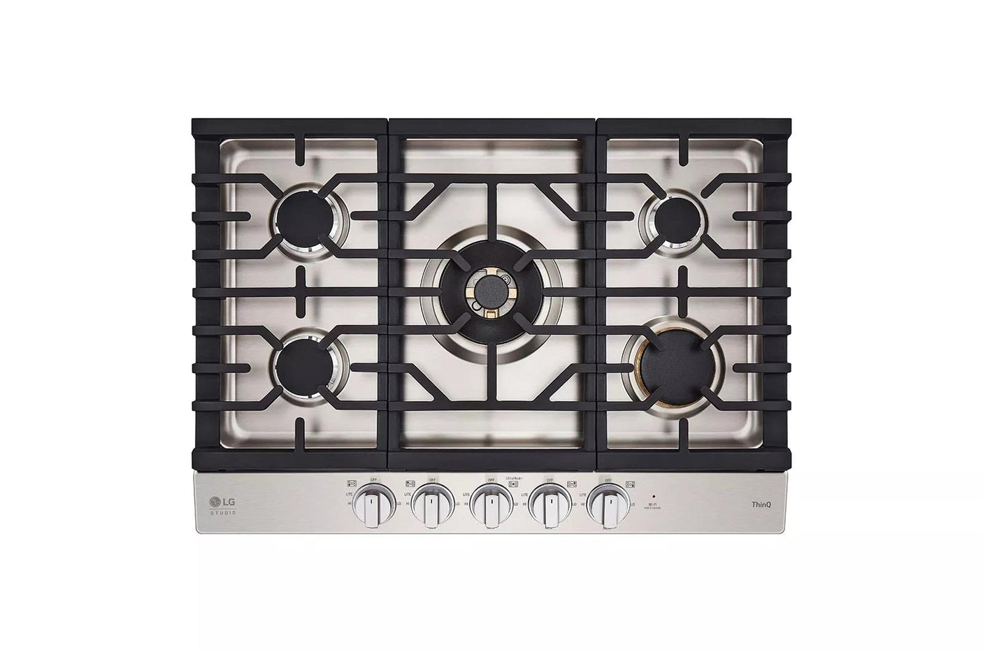 LG STUDIO 30" UltraHeat™ Gas Cooktop with EasyClean®