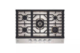 LG STUDIO 30" UltraHeat™ Gas Cooktop with EasyClean®