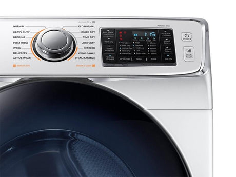 7.5 cu. ft. Electric Dryer in White