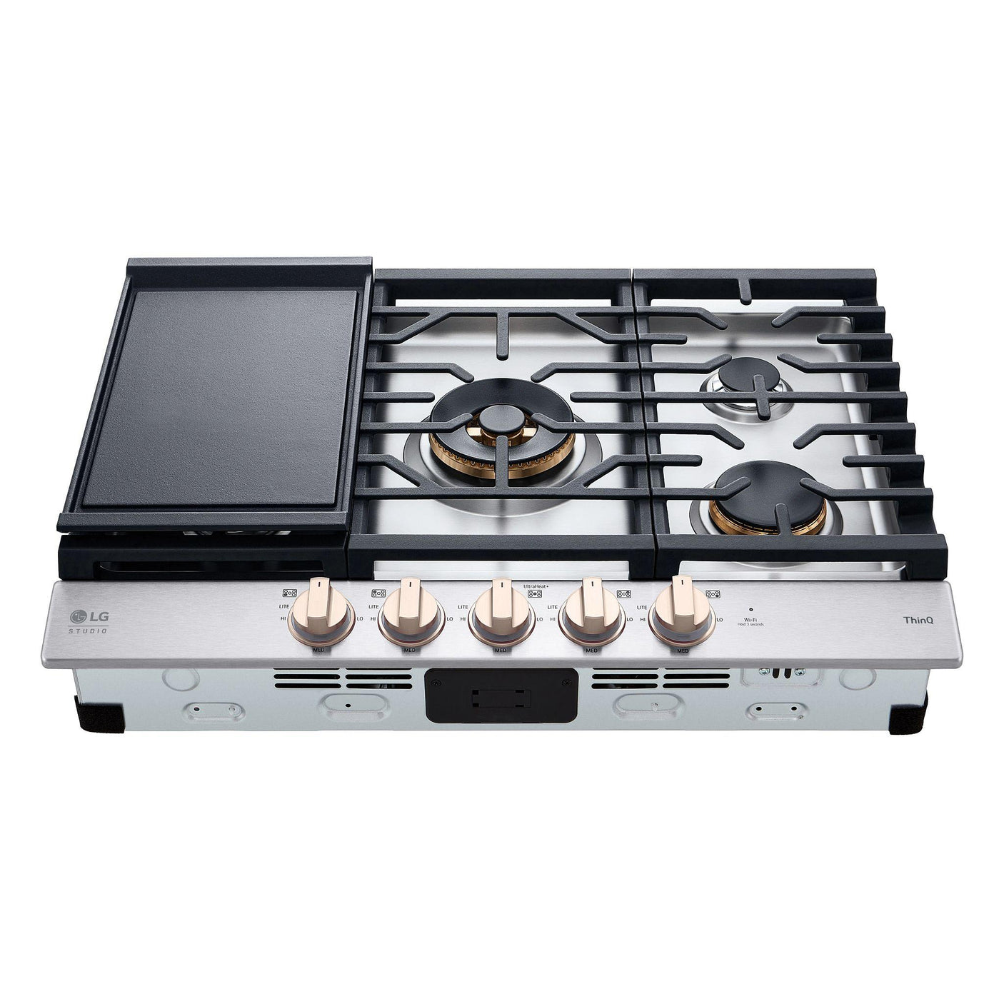 LG STUDIO 30" UltraHeat™ Gas Cooktop with EasyClean®