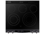 6.3 cu ft. Smart Slide-in Electric Range with Smart Dial & Air Fry in Black Stainless Steel