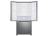 18 cu. ft. Smart Counter Depth 3-Door French Door Refrigerator in Stainless Steel