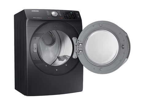 7.5 cu. ft. Electric Dryer with Steam in Black Stainless Steel