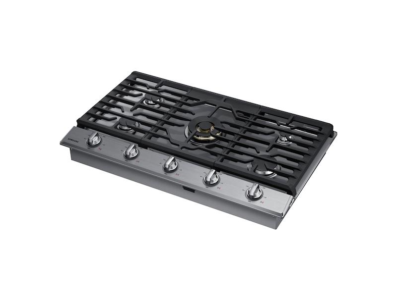 36" Smart Gas Cooktop with 22K BTU Dual Power Burner in Stainless Steel