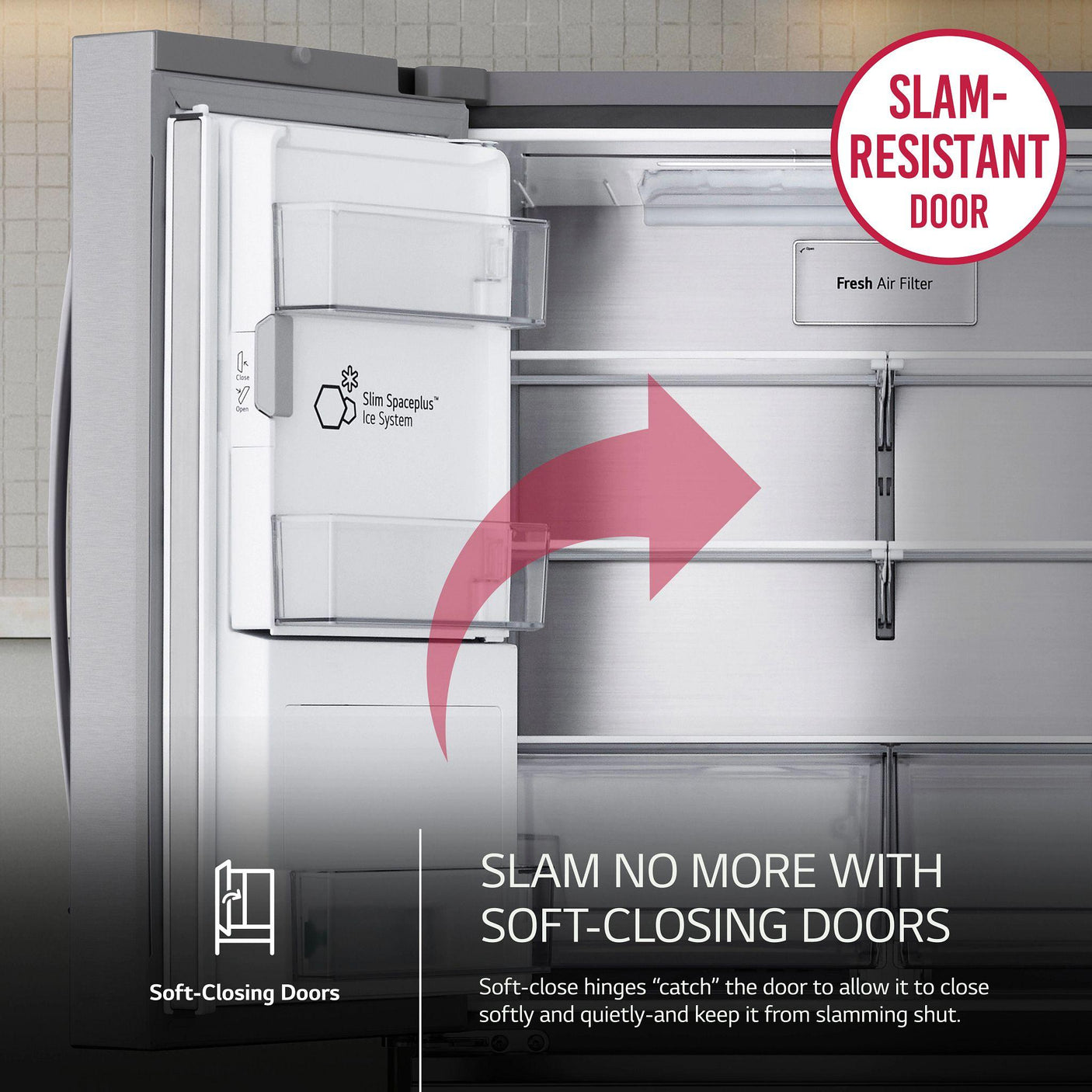 29 cu. ft. Smart Standard-Depth MAX™ 4-Door French Door Refrigerator with Full-Convert Drawer™