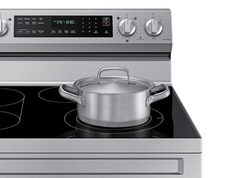 6.3 cu. ft. Smart Freestanding Electric Range with No-Preheat Air Fry, Convection+ & Griddle in Stainless Steel