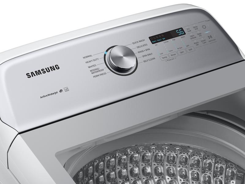 5.0 cu. ft. Top Load Washer with Active WaterJet in White