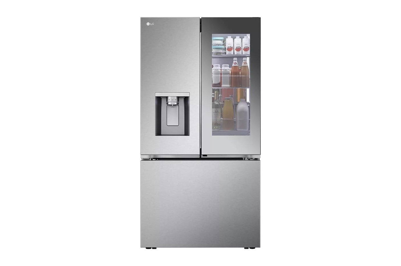 26 cu. ft. Smart Mirror InstaView® Counter-Depth MAX™ French Door Refrigerator with Four Types of Ice