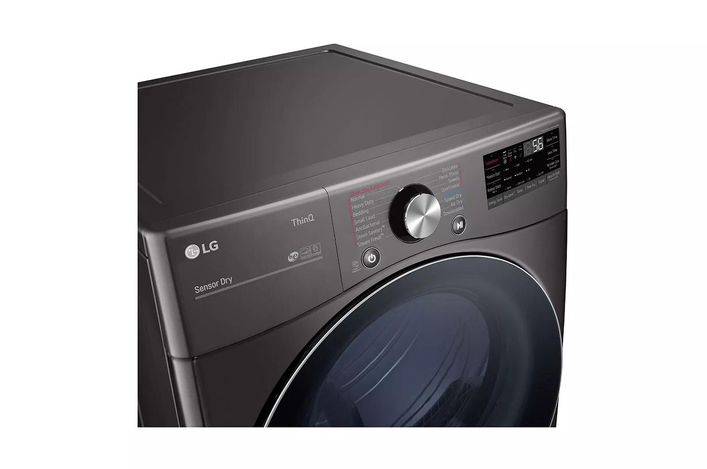 7.4 cu. ft. Ultra Large Capacity Smart wi-fi Enabled Front Load Gas Dryer with TurboSteam™ and Built-In Intelligence