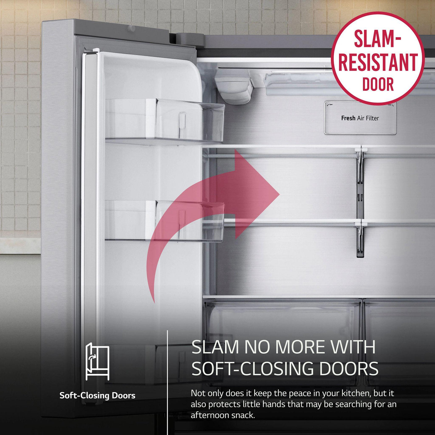 30 cu. ft. Smart Standard-Depth MAX™ 4-Door French Door Refrigerator with Full-Convert Drawer™