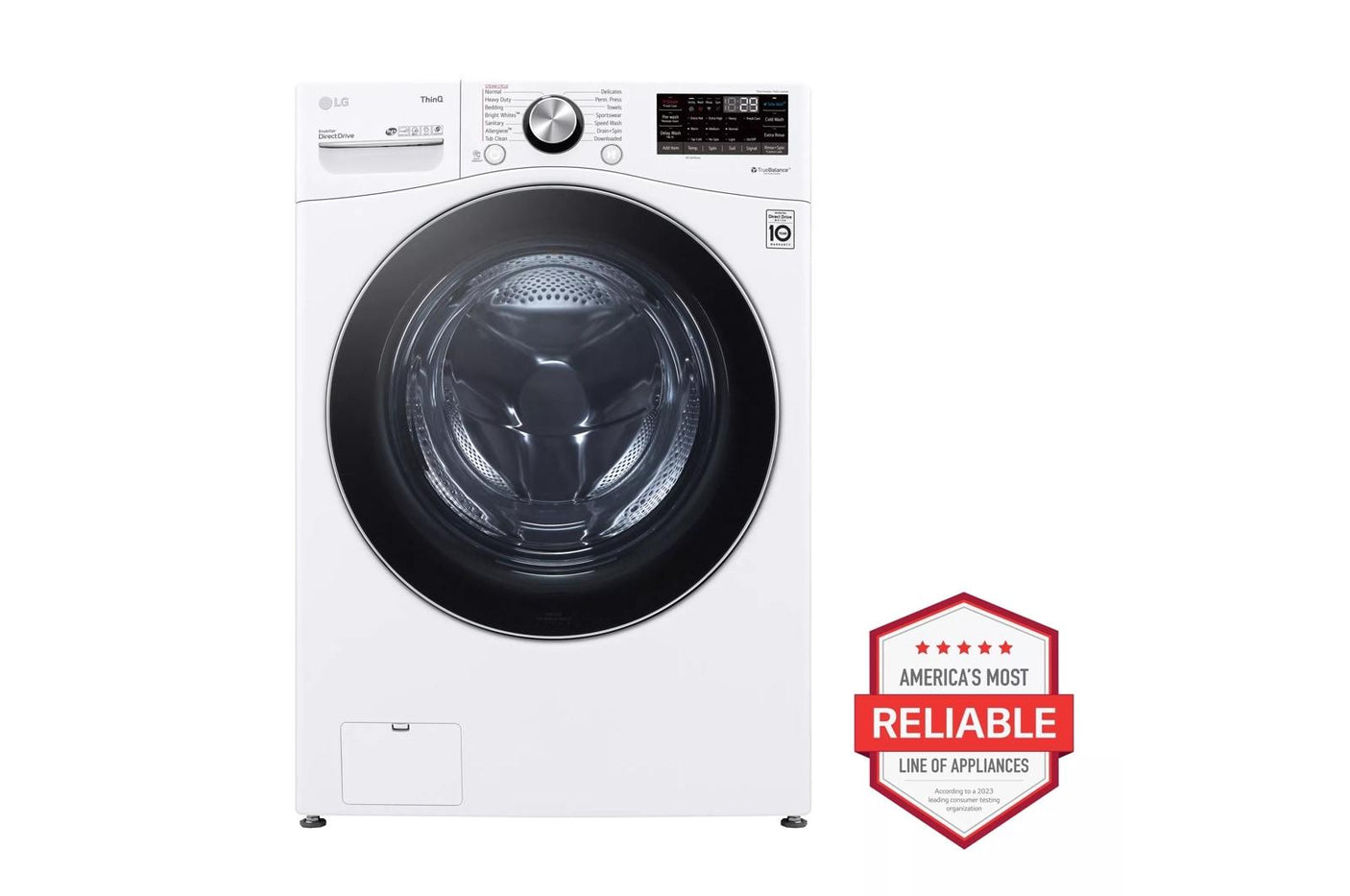 5.0 cu. ft. Mega Capacity Smart wi-fi Enabled Front Load Washer with TurboWash™ 360(degree) and Built-In Intelligence